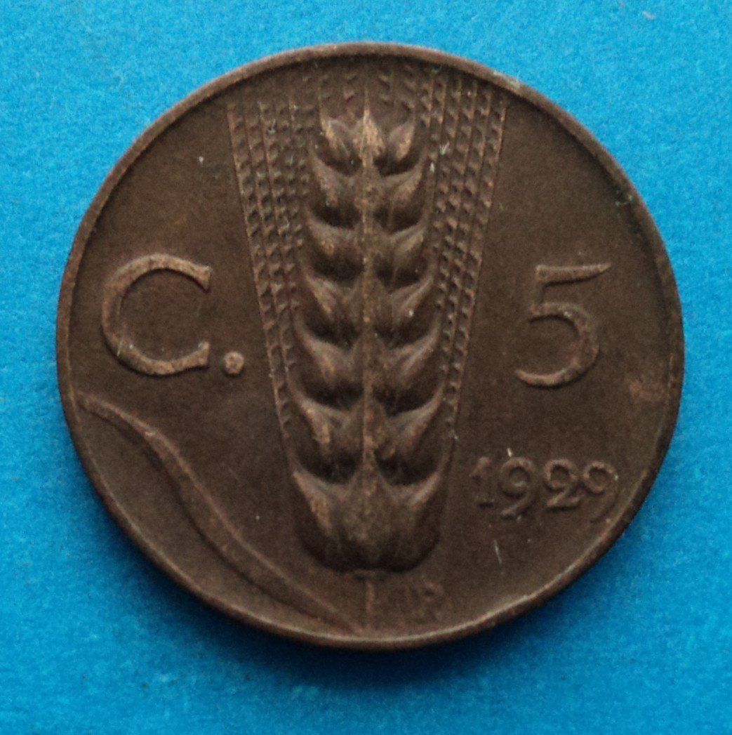 Tutti le monete: Italien: 5 Centesimi 1929 bis 1933, SS. – Usato da Basel venduto da maripas17 2