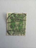 Briefmarke Helvetia 5 Rappen 1878 gestempelt guter Zustand