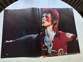 DAVID BOWIE rare Bericht + Poster Sammlung Glam Kult 70's