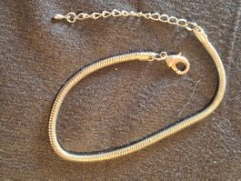 AISI Edelstahl Schlangen Armband 26 cm mit Verlängerung