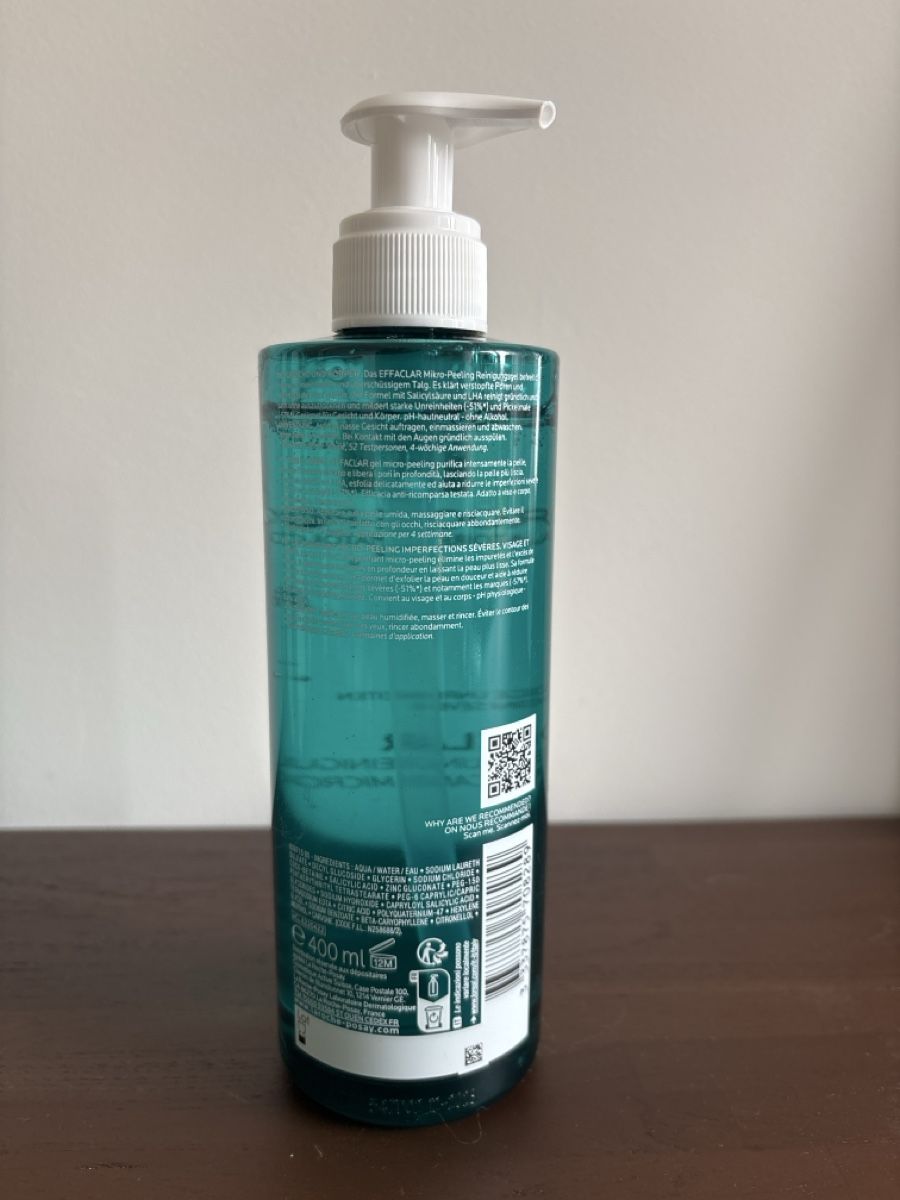 La Roche Posay Cura del viso: La Roche-Posay Effaclar Micro-Peeling Cleansing Gel 400ml  – Usato da Zürich venduto da cha_jz8q 2
