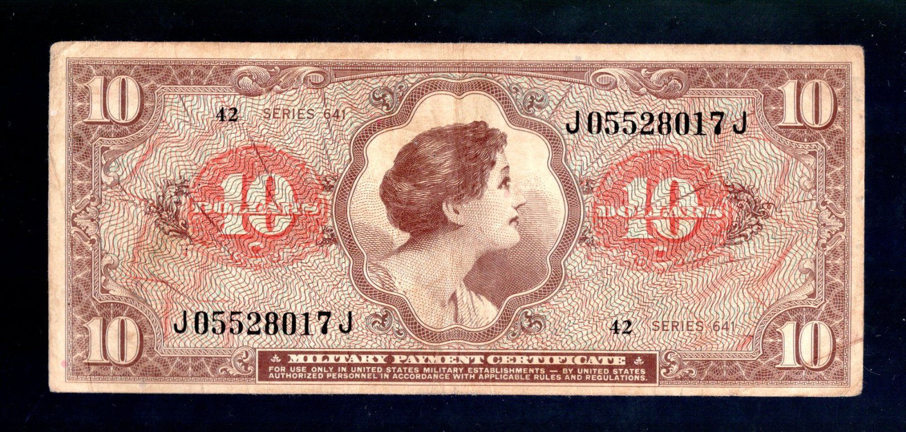 Banknoten: USA 10 dollar – Gebraucht aus Leibstadt von baroc333