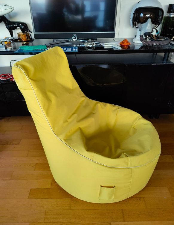 Sitzsack gelb / Magma 1
