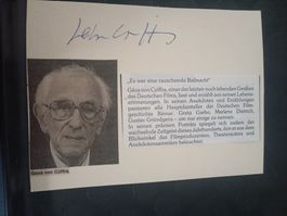 Géza von Cziffra - Regisseur †1989 - handsigniert