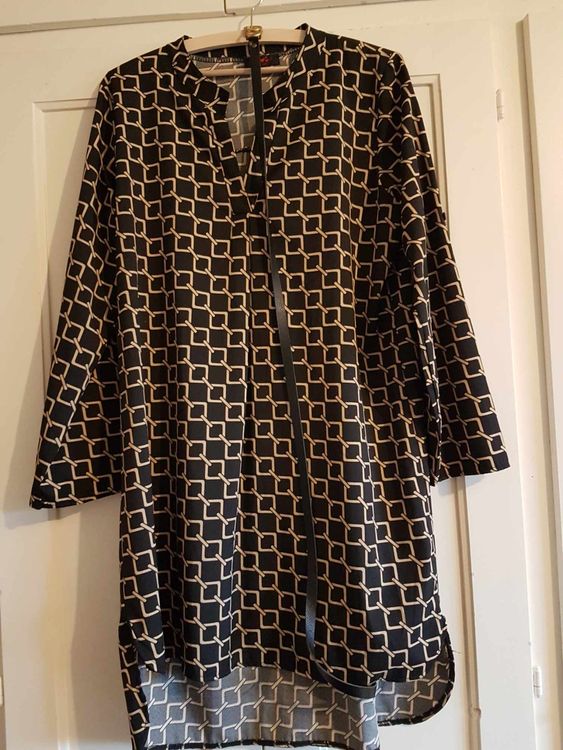Robe Motifs Géométriques à Franges - Taille XS, Occasion Très Bon état