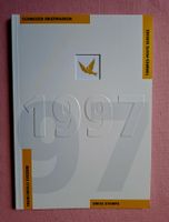 original Jahrbuch Briefmarken CH Post 1997 Halbmondstempel