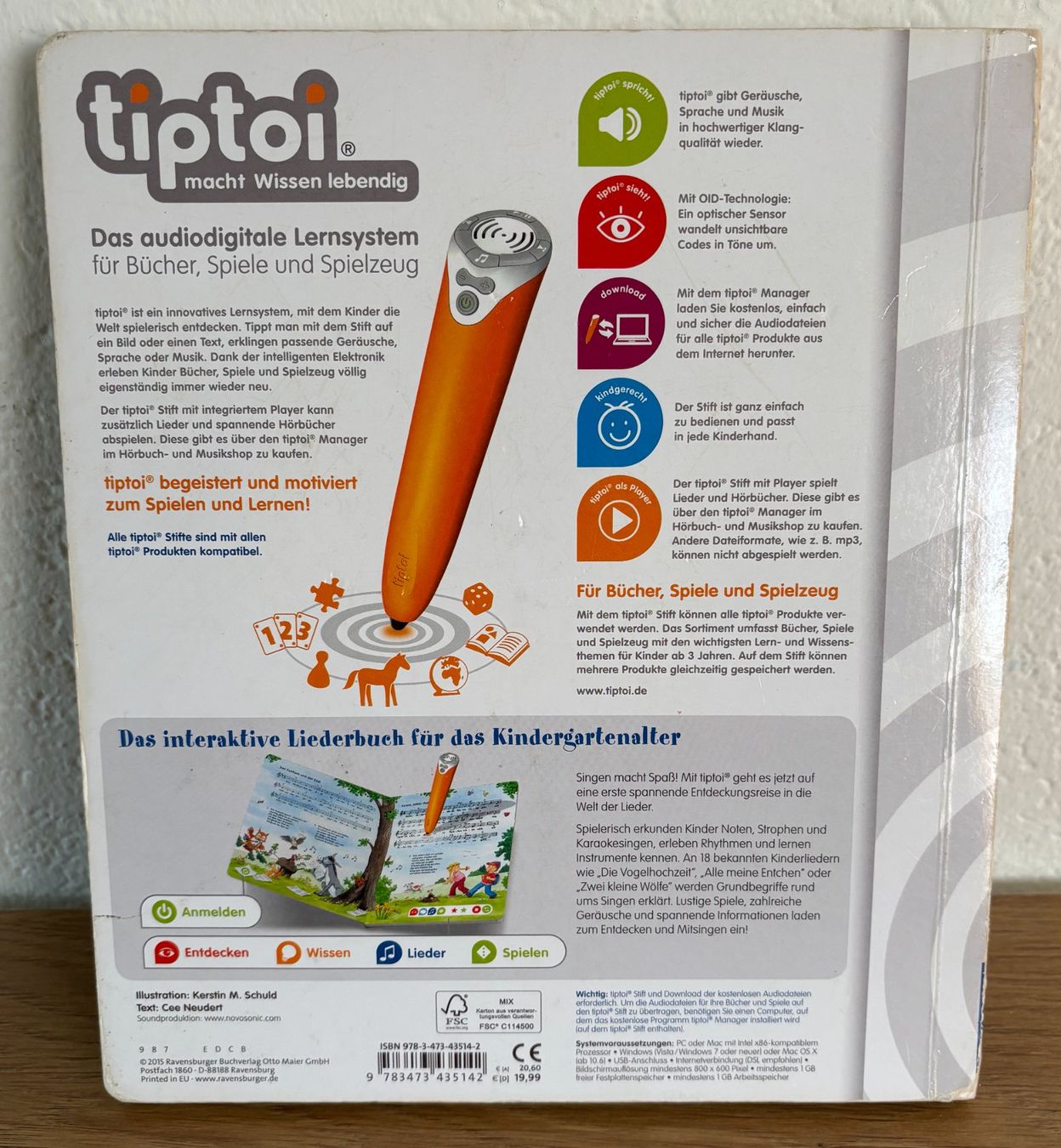 Bücher: Tiptoi Buch Meine schönsten Kinderlieder – Gebraucht aus Zürich von IlkaK 2