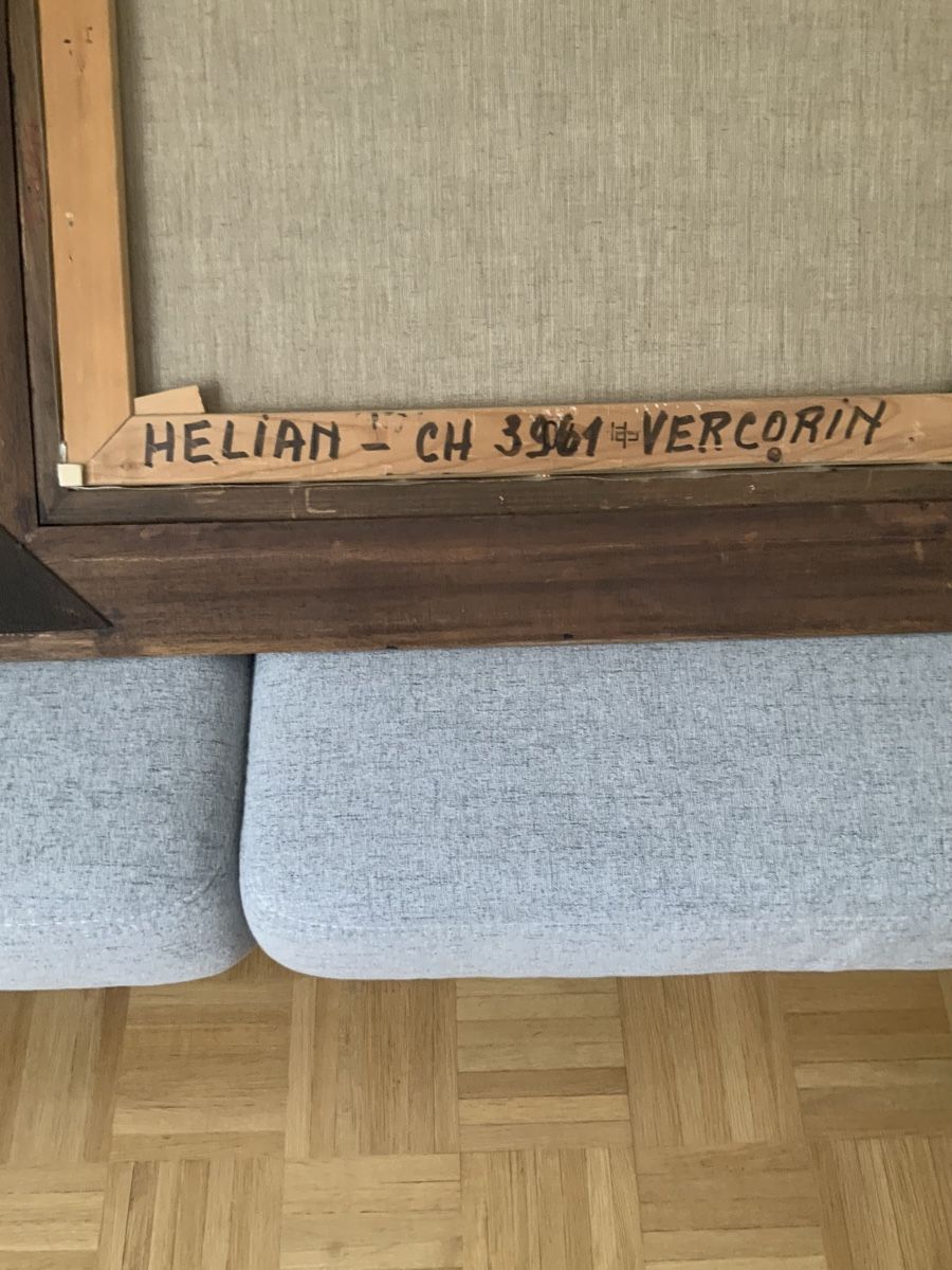 Dipinti: Dipinto HELIAN 84, "Les Trois Rois" – Usato da Basel venduto da annapepe 6