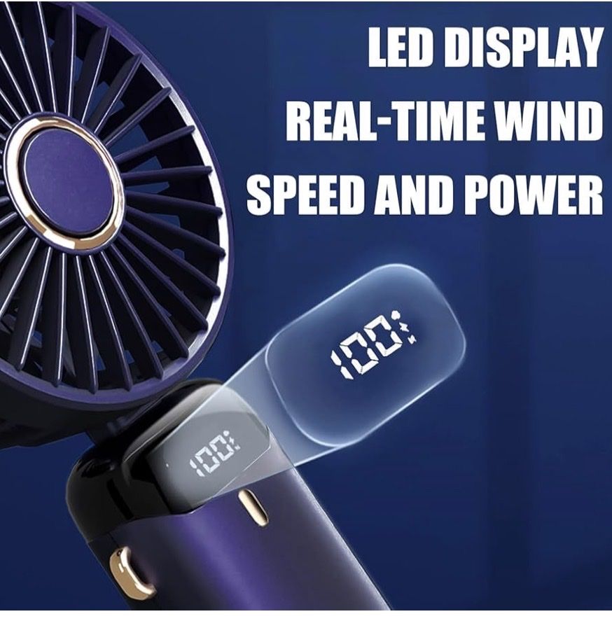 Ventilatori: Mini Ventilator blau mit Display und 5 Gängen neu – Nuovo e nell'imballaggio originale da Allschwil venduto da die_vjt5 3