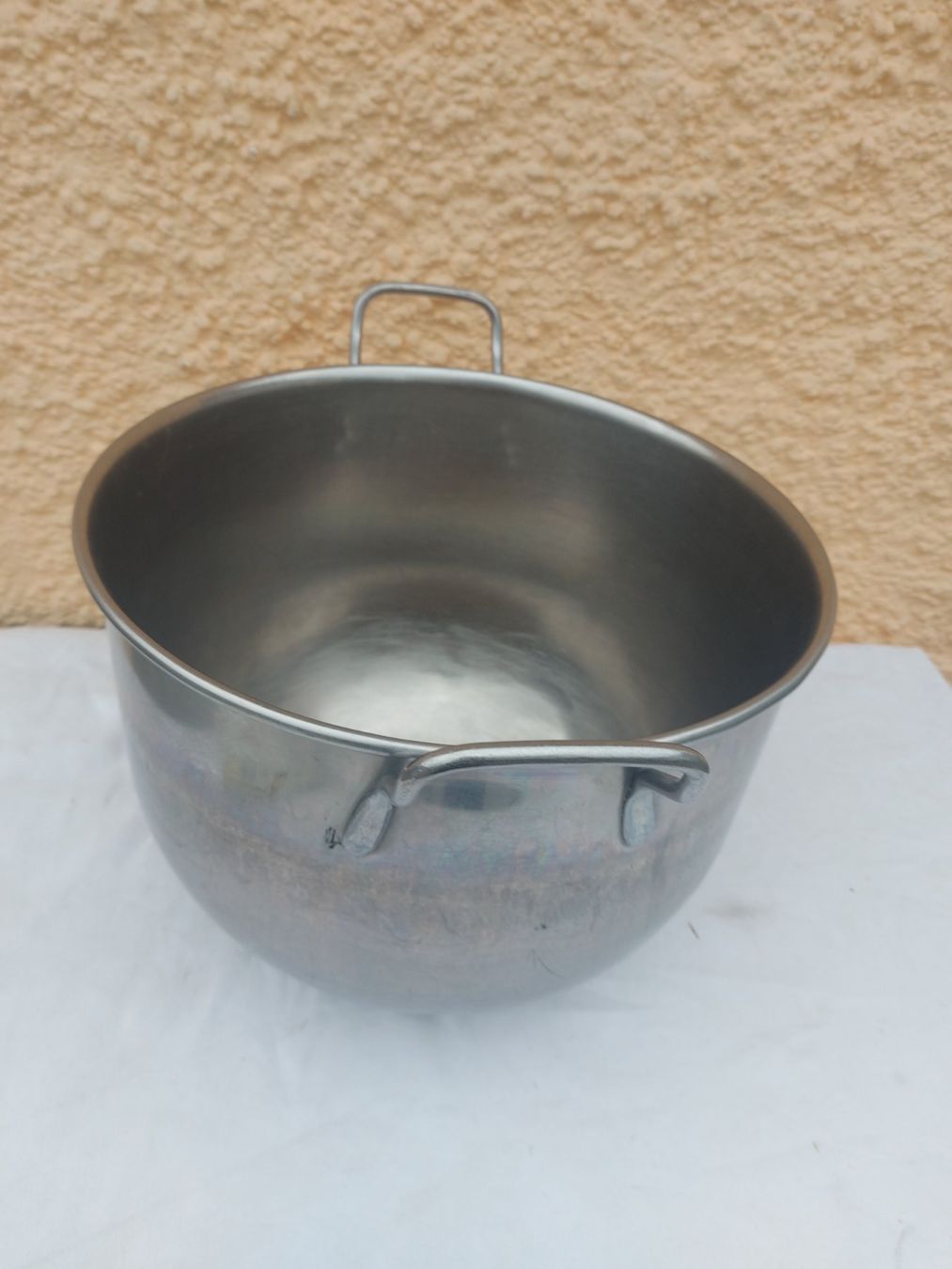 Ciotole: Grosse Chromstahlschüssel mit Griffen  35x28cm – Usato da Rheinau venduto da profitronic.shop 2