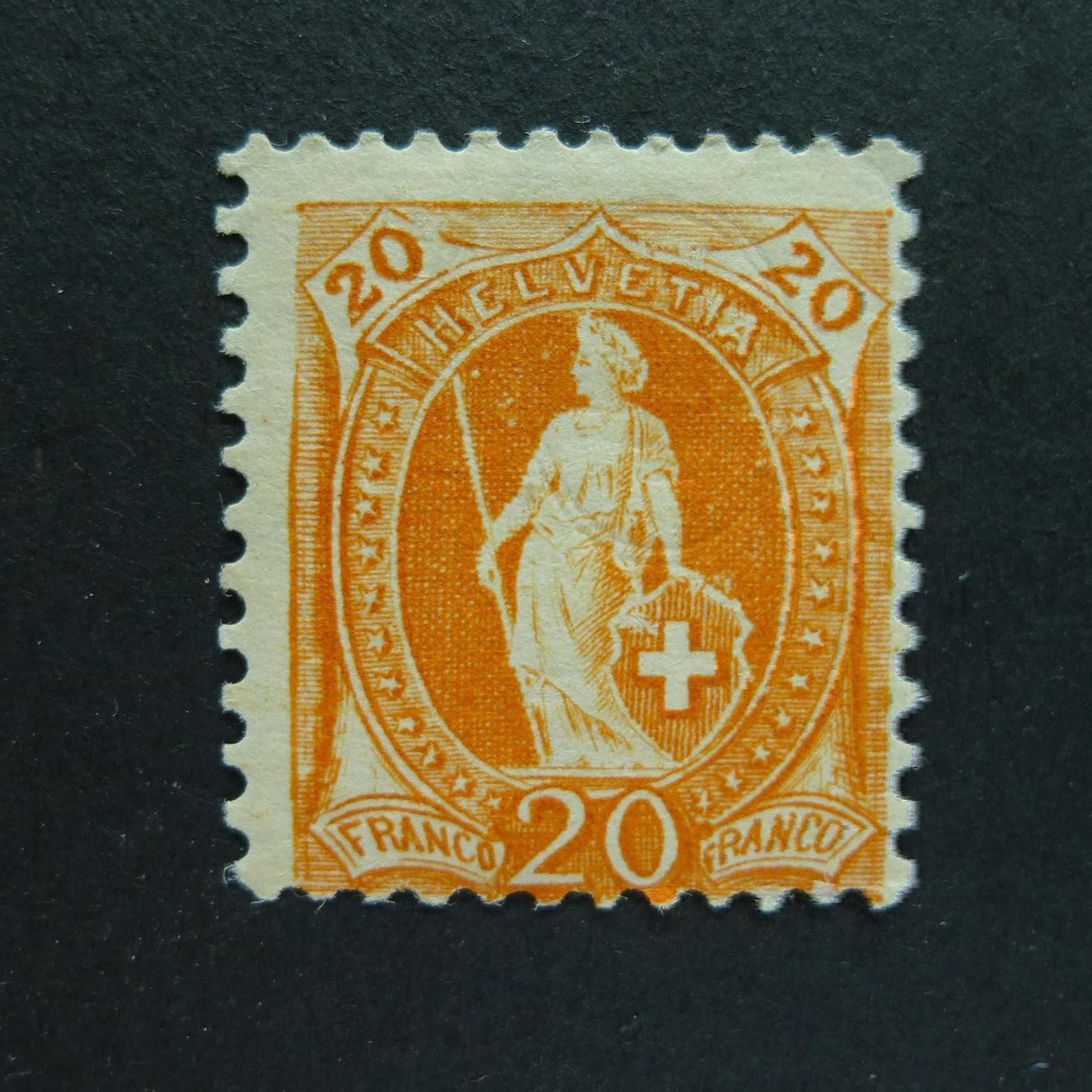 Tutti i francobolli: 1895 Nr. 66Da ungebraucht SBK 200.- – Usato da Dagmersellen venduto da wyss1982