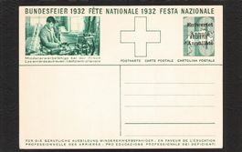 Bundesfeierkarte 1932 , Nr. 55a * , Entwertet , Kat. 125.-