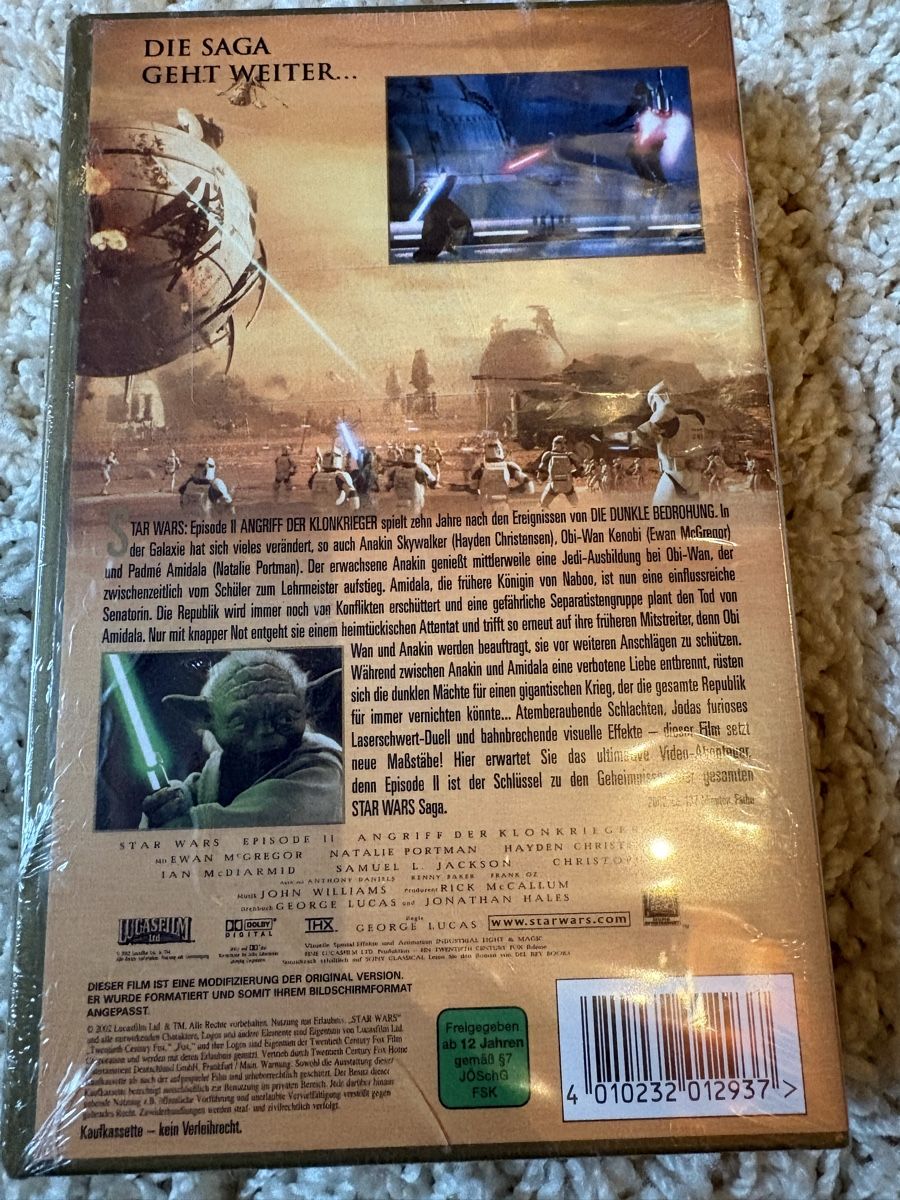 Tutti i VHS: VHS star wars originalverpackt – Nuovo e nell'imballaggio originale da Herzogenbuchsee venduto da warrior77 1