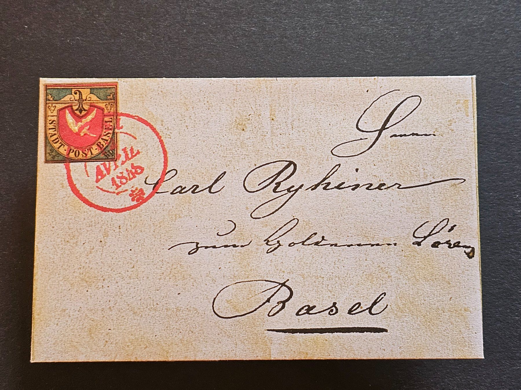 Tutti i francobolli: CH BASLER TAUBE Facsimile – Usato da Monte Carasso venduto da giave