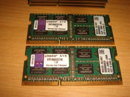 2 stück 4gb ddr3 PC3 1066 RAM für Laptop.