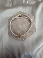 PURELEI Armband Weiss Gold mit Zierelement verstellbar