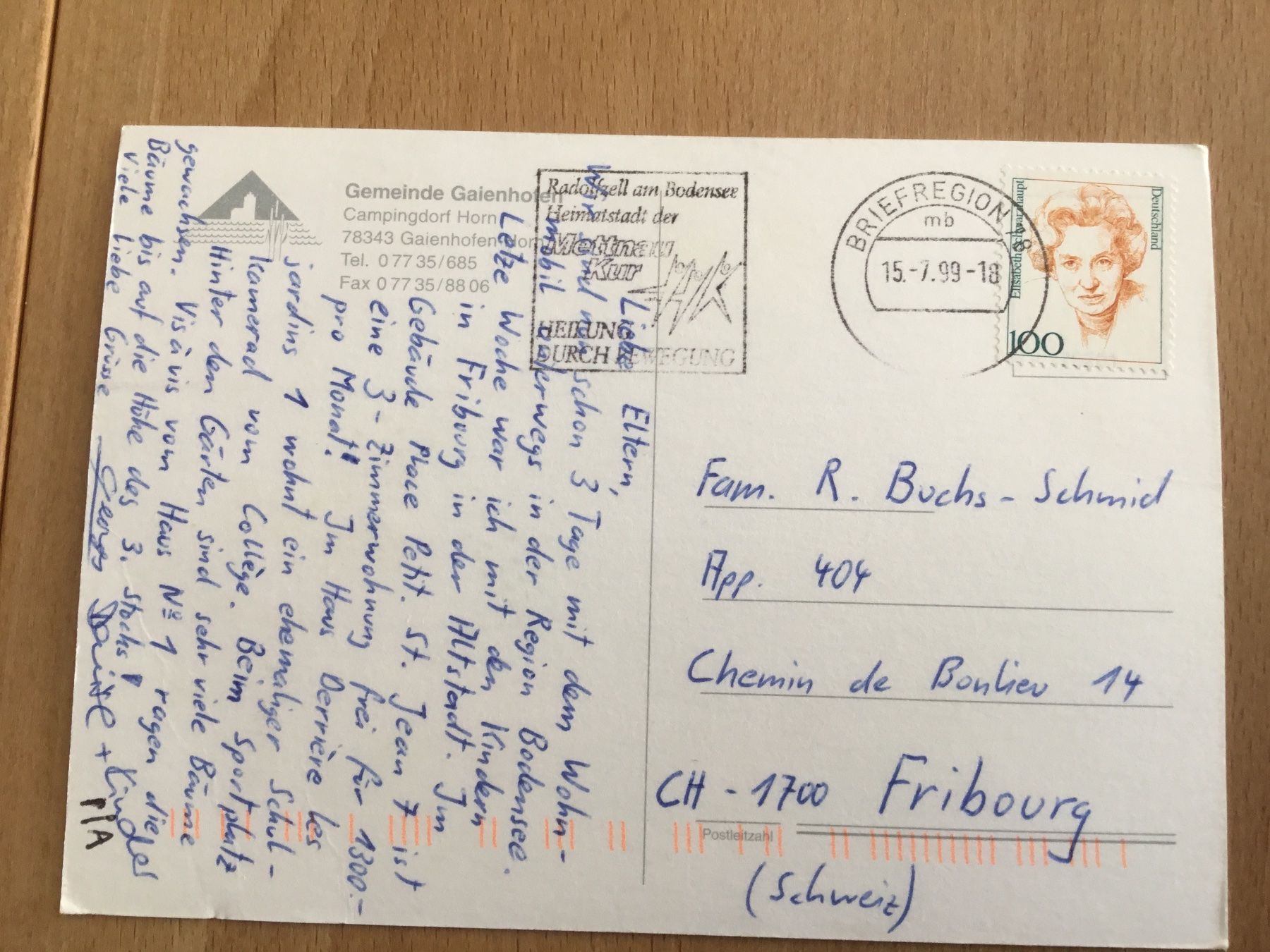 Cartoline postali: Alte Ansichtskarte Camping Gaienhofen  am Bodensee – Usato da Kerzers venduto da Georges3210 1