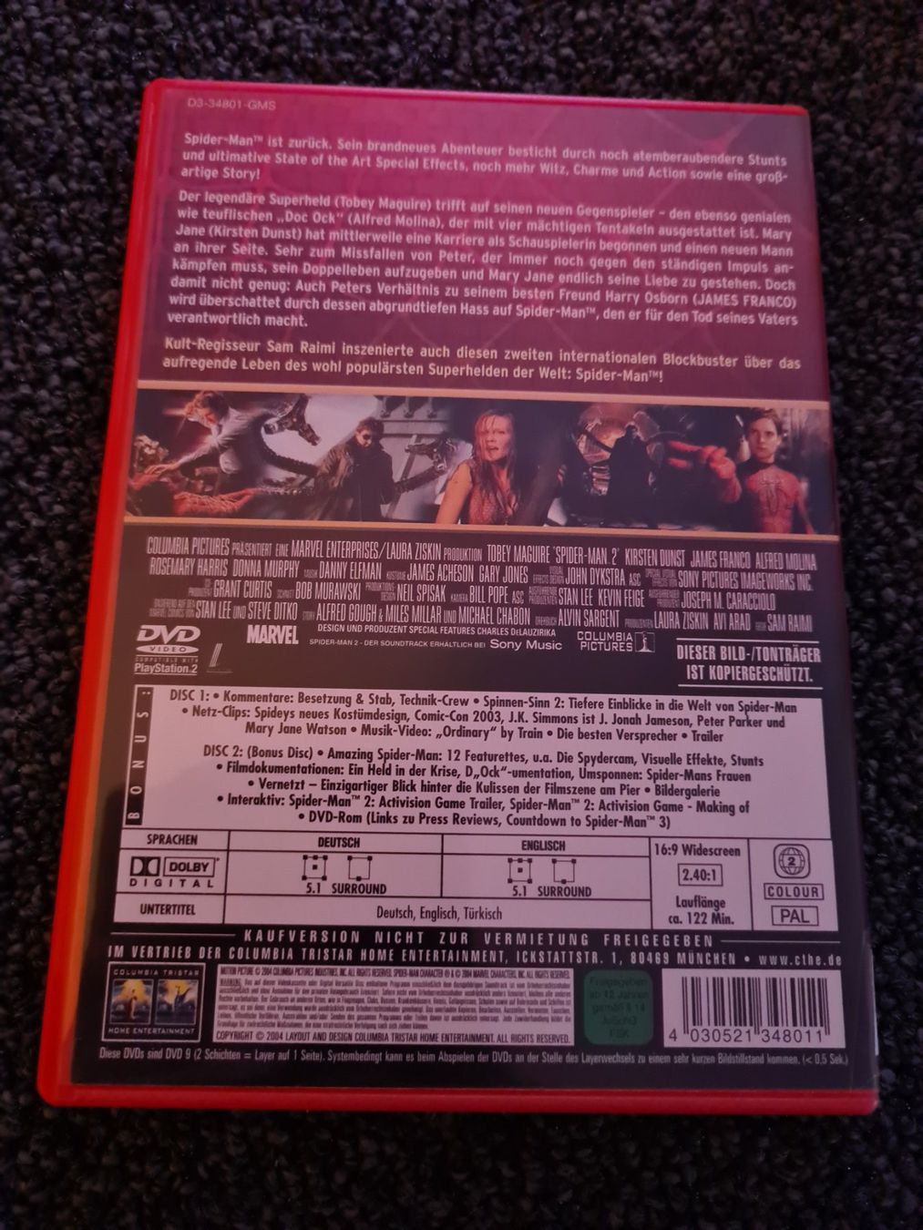 Tous les DVDs: SPIDER-MAN 2(12639) – D'occasion à Ruswil par M71 1