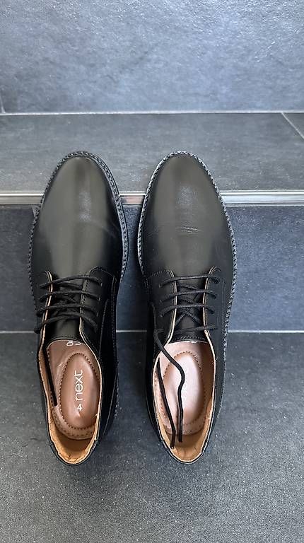 Herrenschuhe: Next Schnürer, Gr. 37, Leder, Halbschuh Derby – Gebraucht aus Bischofszell von Lacde3M 1