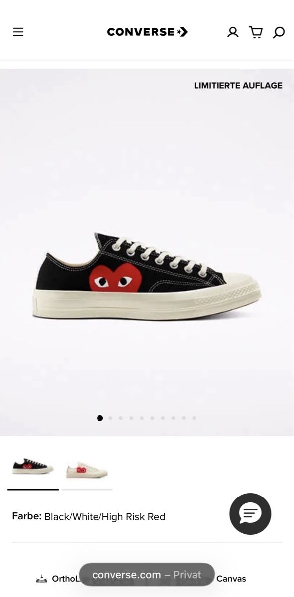 Comme Des Garcons Herrenschuhe: Converse Comme des Garcons - 2er Set, gebraucht – Gebraucht aus Schlieren von Chabuh 7