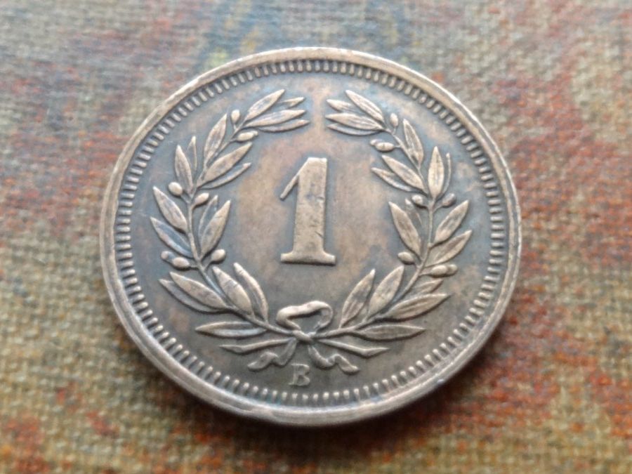 Tutti le monete: 1 Rp. 1933  (B) – Usato da Romanel-sur-Lausanne venduto da Swift13 1