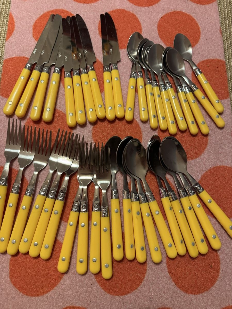 Ikea Couverts: Vintage Ikea Besteck gelb – Neuf (Voir description) à Buochs par nik_r7gm