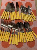 Vintage Ikea Besteck gelb