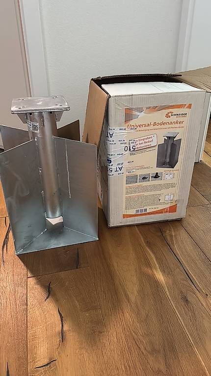 Sonstiges: Schirmständer, versenkbar in Erde oder Beton – Neu und originalverpackt aus Utzigen von cdrg 1