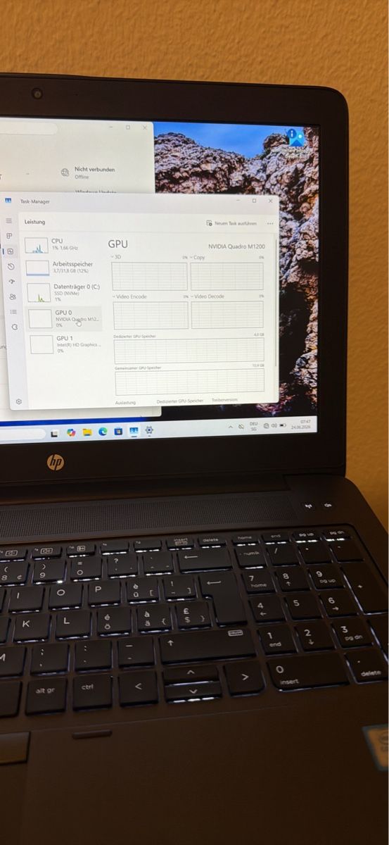 Hewlett Packard Notebook: Hp Zbook G4 Core i7 Laptop – Usato da Dällikon venduto da YOTECH 5