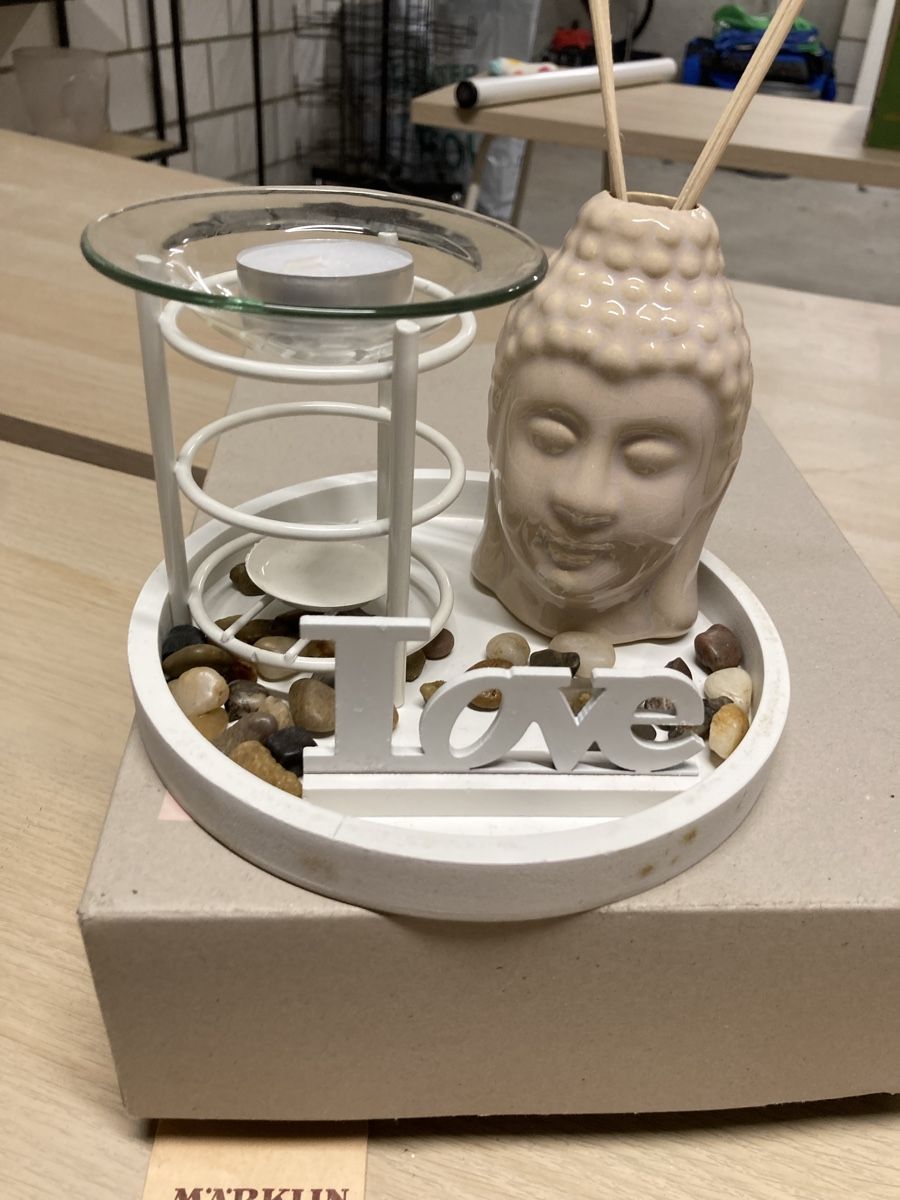 Tutte le decorazioni: Duftset Teelicht Glas Buddha – Nuovo e nell'imballaggio originale da Aarwangen venduto da to-hirschi