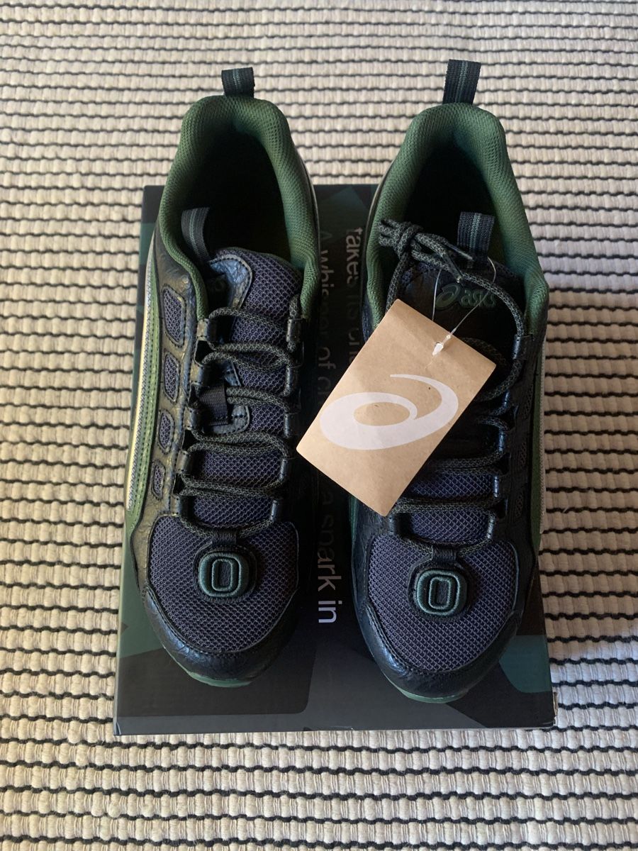 Scarpe da uomo: Asics x Otto958 Protoblast-CMLVIII in graphite/forest green – Nuovo e nell'imballaggio originale da Oberkirch LU venduto da benjaminflower 1