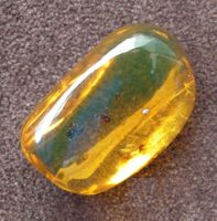 ♥ RAR: MEXIKO BERNSTEIN / HONIG - GRÜN - TALISMAN ♥