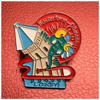 Fasnacht-Pin - Wassertorm-Dämone - Lozärn - Rot