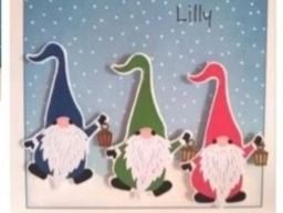 Stanzschablone Nr.255, Weihnachtsmann (Sizzix geeignet)