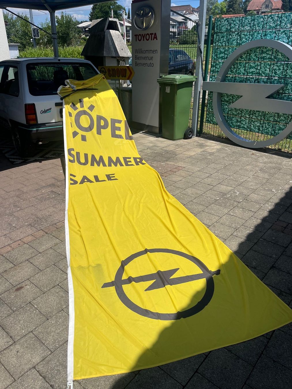 Fahnen: OPEL Fahne  -  Original – Neu (gemäss Beschreibung) aus Menziken von Hotdevil1