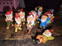 Vintage Ü-Eier-Figuren Gartenzwerge, 80er und 90er Jahre