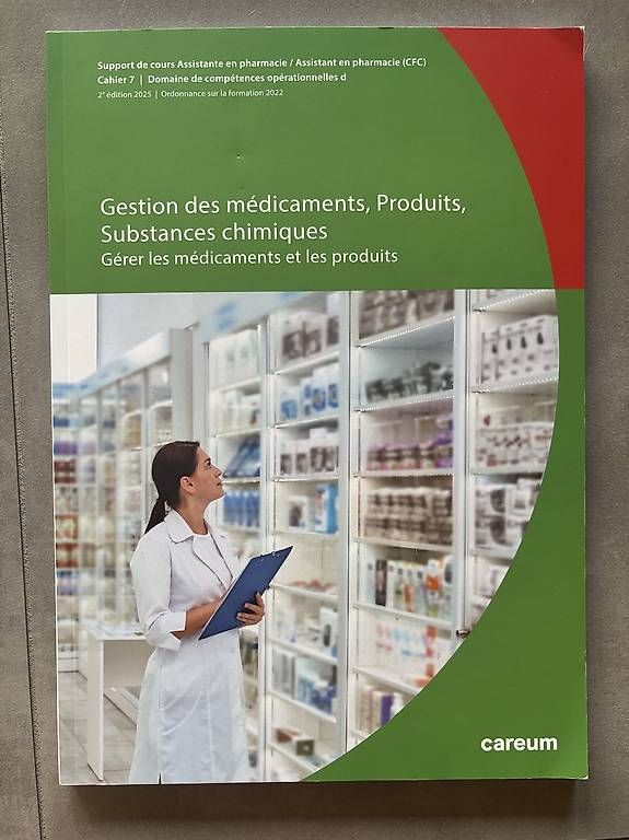 Livres: Support de cours Assistant-e en pharmacie(CFC) – D'occasion à Auvernier par Virginiegw 4