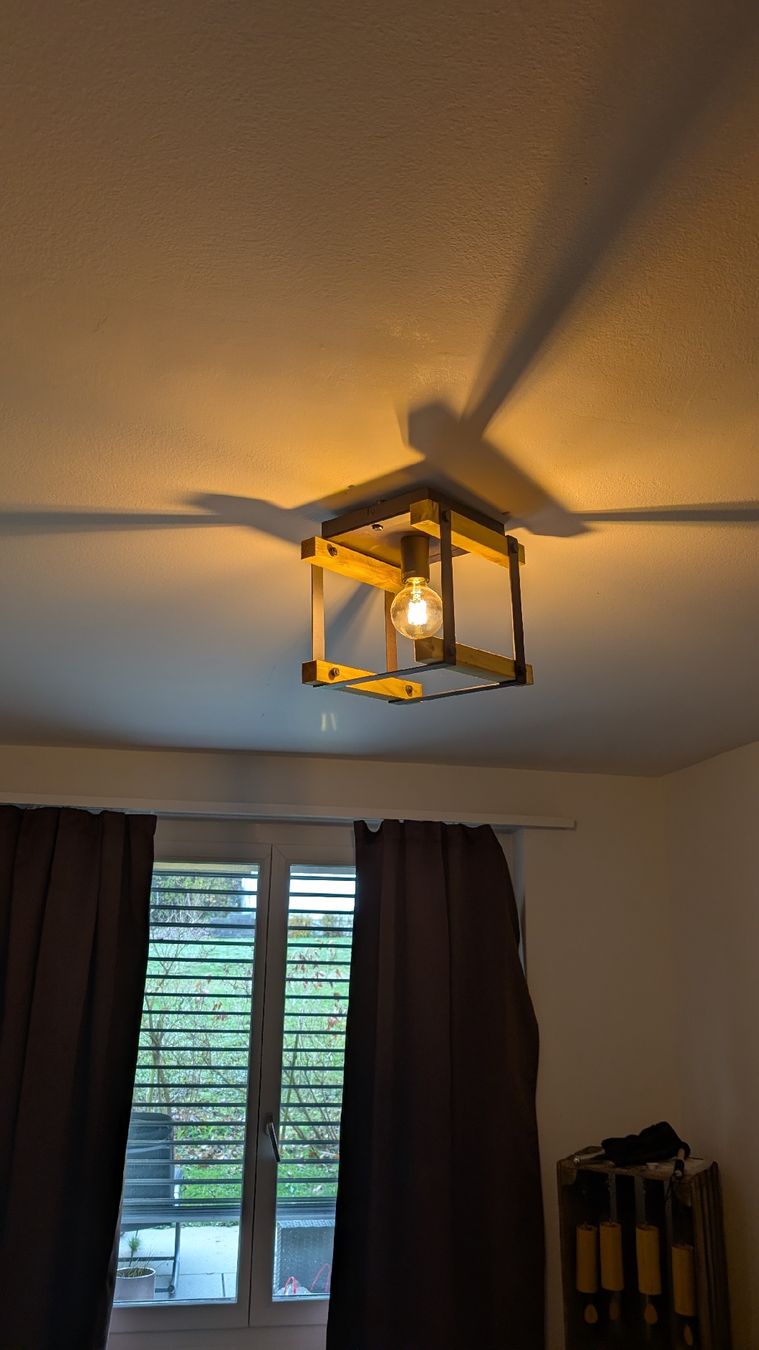 Lampadari & plafoniere: Rustic Wood & Metal Ceiling Light Lampe New – Nuovo e nell'imballaggio originale da Kloten venduto da Ronusa01 3