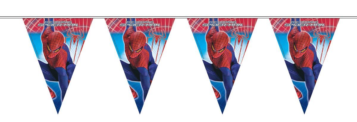 Tutte le decorazioni: Spiderman / Wimpelkette – Nuovo e nell'imballaggio originale da Wetzikon ZH venduto da partyonlineshop