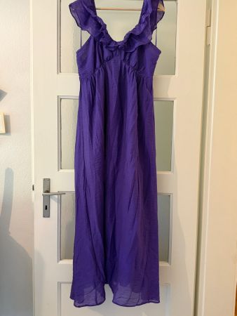 Langes Kleid violett Grösse 42 von C&A guter Zustand