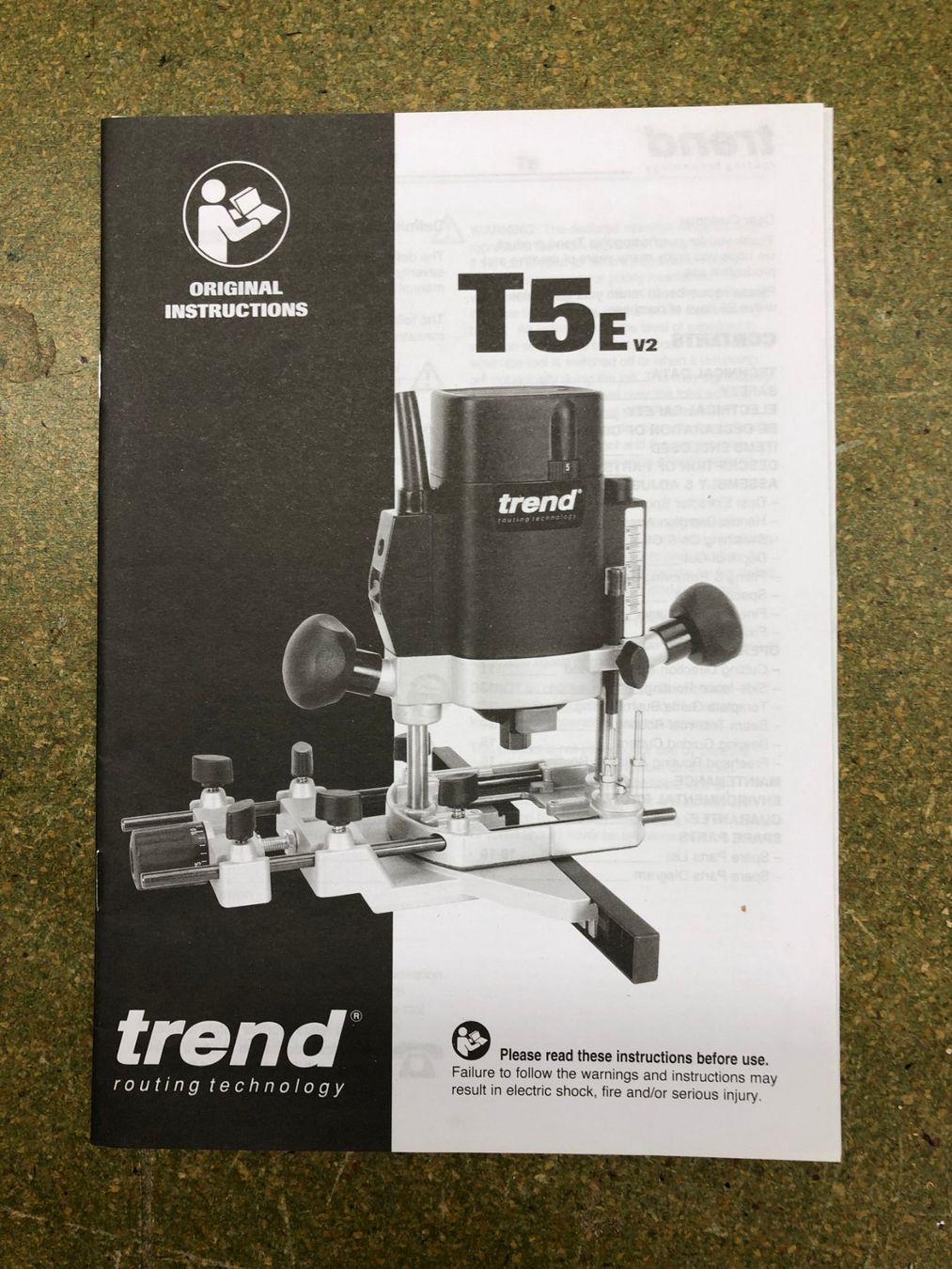 Alle Maschinen: Oberfräse Trend T5E – Gebraucht aus Zürich von  5