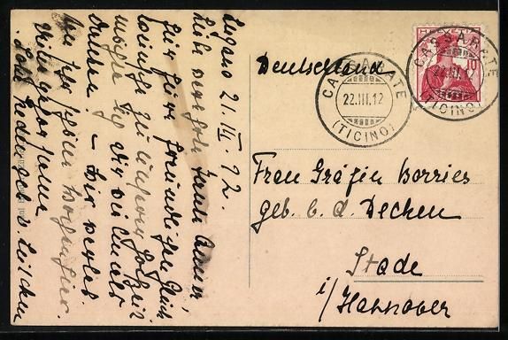 Cartoline postali: Lugano, Ferrovia funicolare del S. Salva – Usato da Berlin venduto da bartko-reher 1