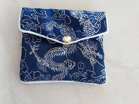 China Seiden Schmuck Tasche 9x8cm