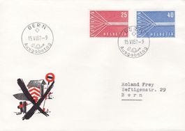 Nr. 332-33, auf illustr. FDC, SBK 110.-