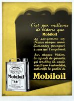 Mobiloil Cargoyle - Alte Werbung / Ancienne publicité 1934
