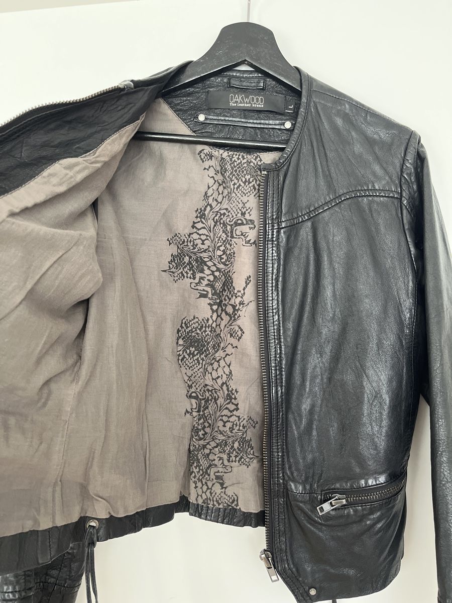 Giacche: Schwarze Lederjacke im Biker-Stil – Usato da Emmenbrücke venduto da zak_5wtm 3