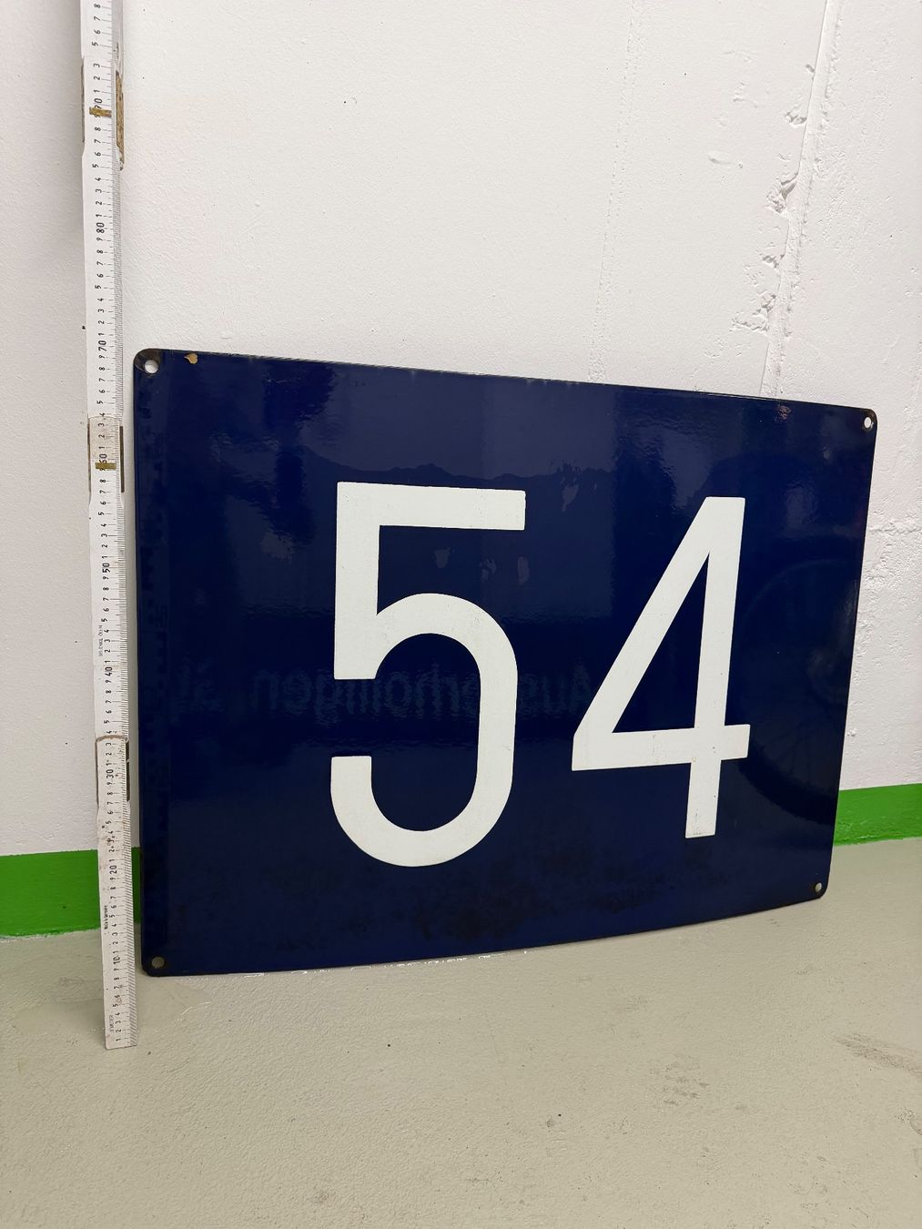 SBB/CFF/FFS Schilder: Emaille original SBB Schild 54 doppelseitig – Gebraucht aus Burgdorf von lea_99hp 1