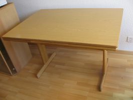 Esszimmertisch mit 4 Stühlen Holz hell gebrauchter Zustand