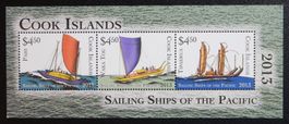 Cook Islands Kat. Block 238 ** 2013 Schiffe Kat. 24 Euro