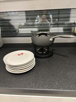 Migros Cucina Tavola Fondue Set mit Tellern!